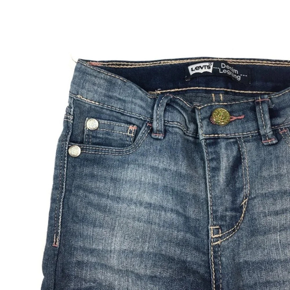 BY128 Levi’s Denim Legging Jeans 5 Reg - Picture 3 of 6